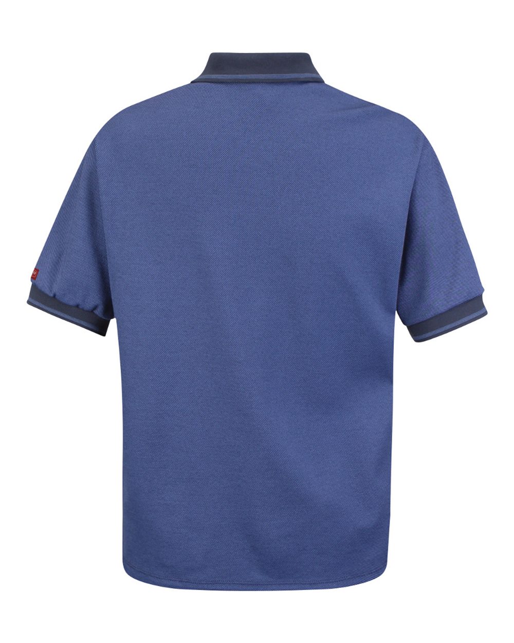Front View of NV-Navy/ Medium Blue Performance Knit Twill Shirt - SK52