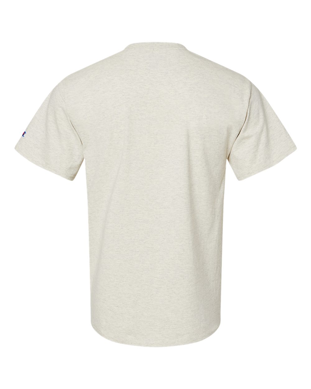 Front View of Oatmeal Heather T-Shirt - T425
