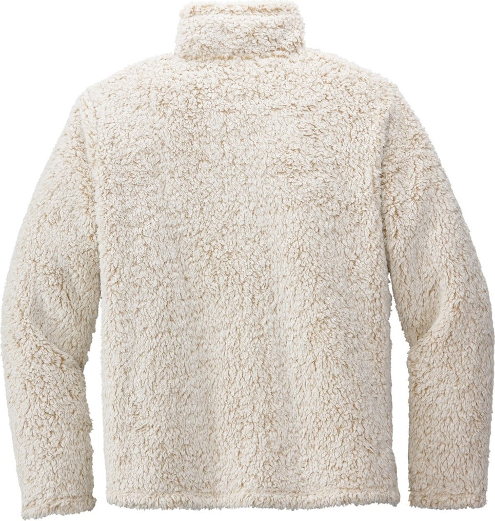 Front View of Oatmeal Hthr Port Authority Cozy 1/4-Zip Fleece F130