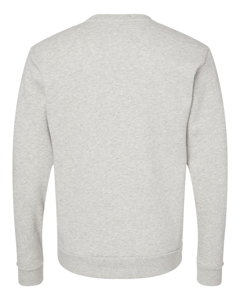 Rear View of Oatmeal Malibu Crewneck Sweatshirt - 9002