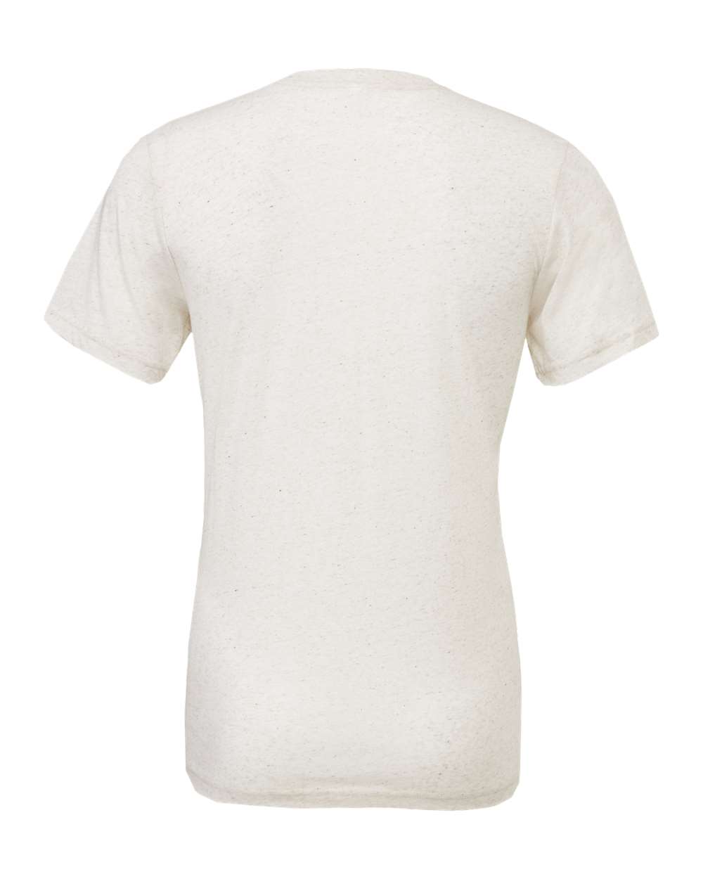 Front View of Oatmeal Triblend Triblend Tee - 3413