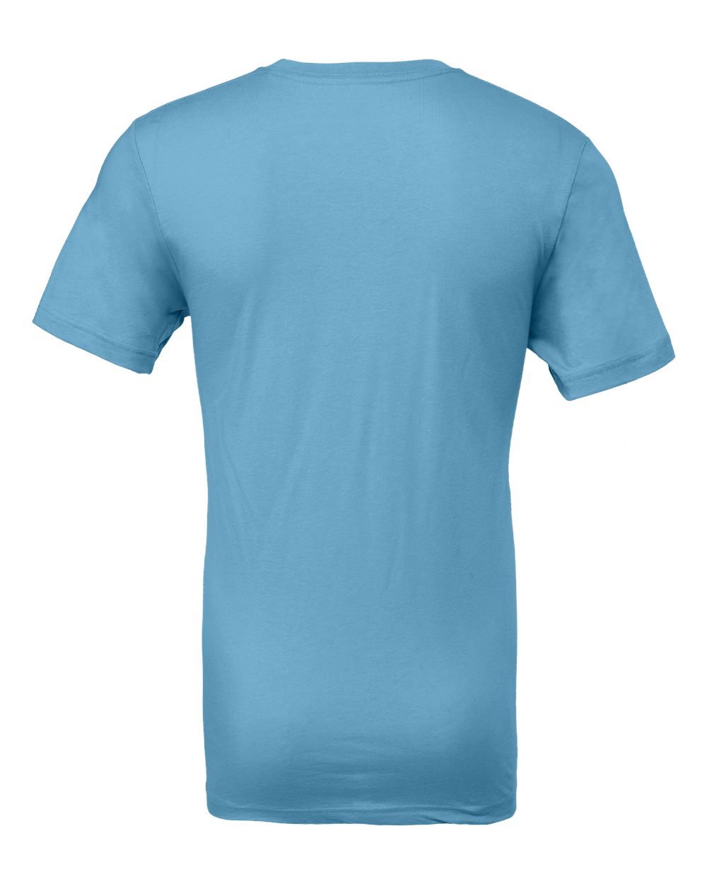 Front View of Ocean Blue Jersey Tee - 3001