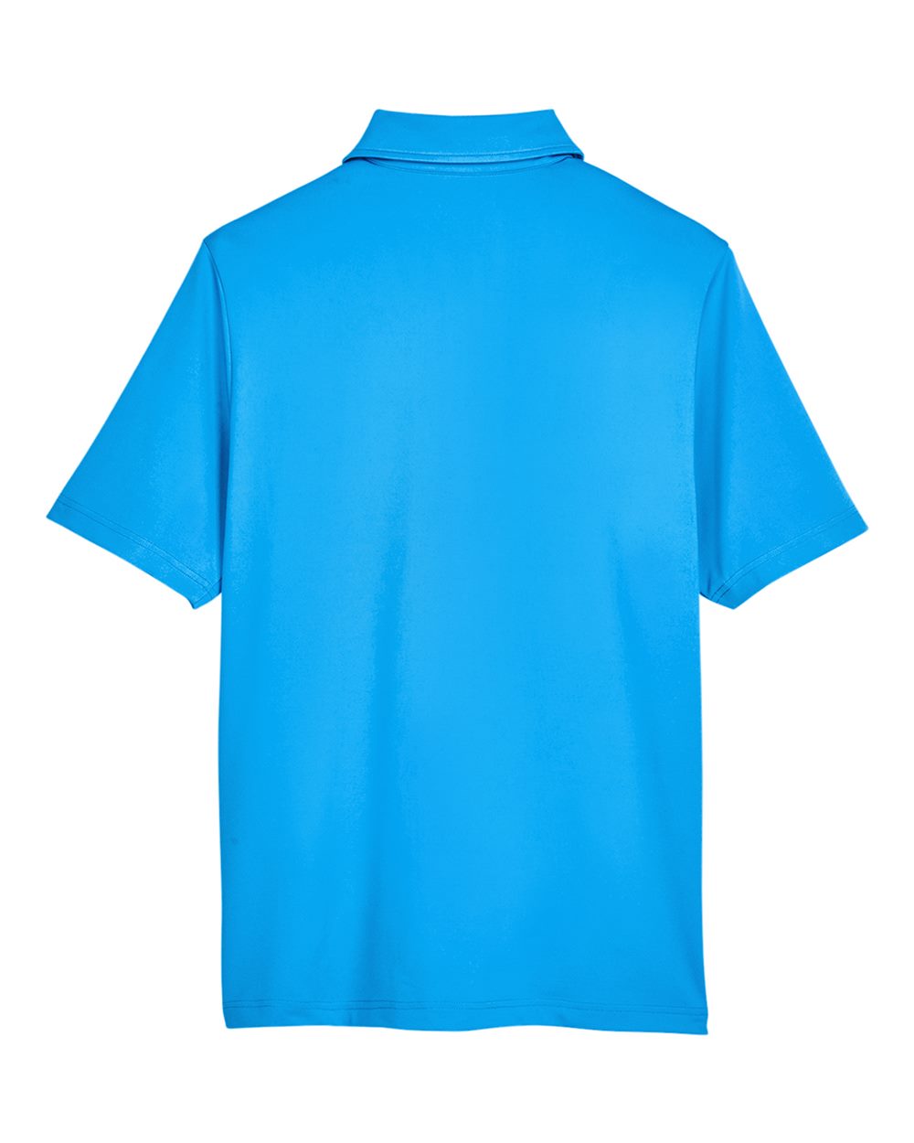 Front View of Ocean Blue Men's CrownLux Performance® Range Flex Polo - DG21