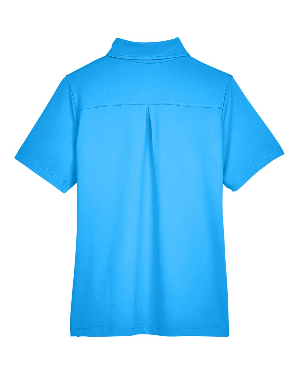 Front View of Ocean Blue Women's CrownLux Performance® Range Flex Polo - DG21W