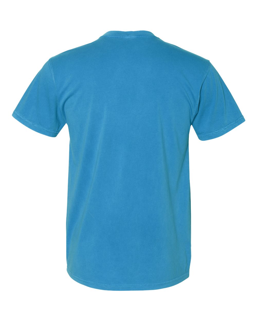 Front View of Ocean Inspired Dye Short Sleeve T-Shirt - 7410