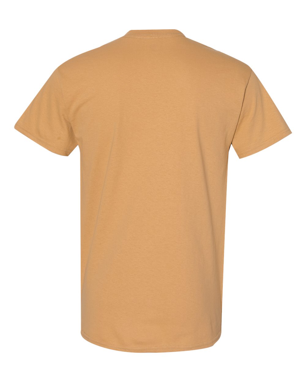 Front View of Old Gold Heavy Cotton™ T-Shirt - 5000