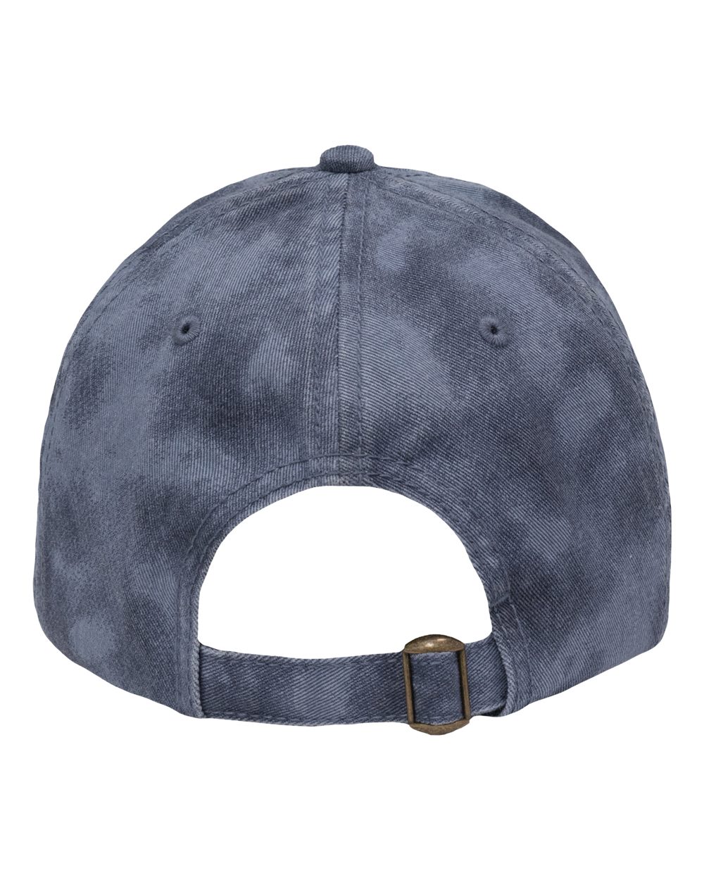 Front View of Old Wash Blue Dad Hat Fit - SP1700