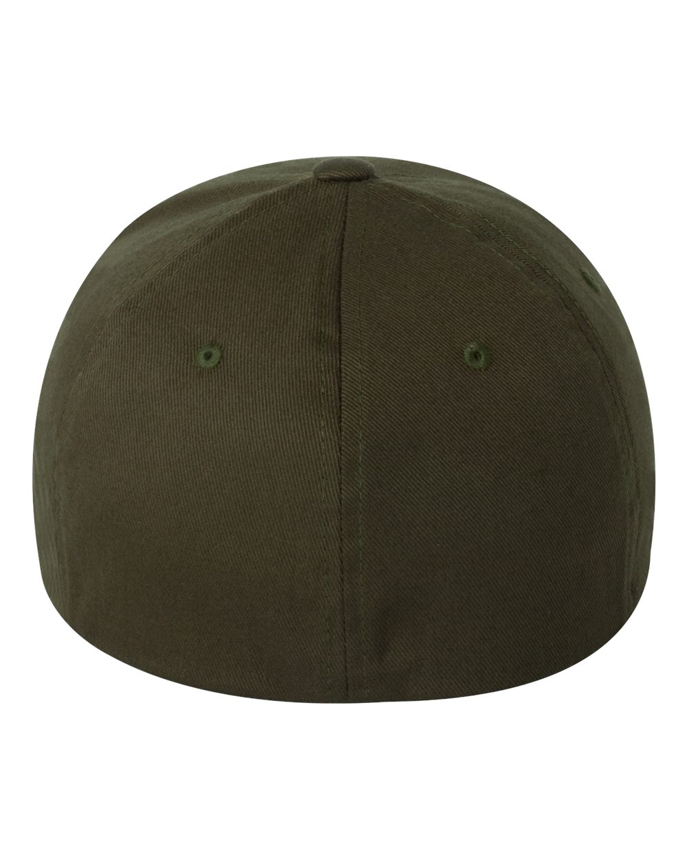 Front View of Olive Cotton Blend Cap - 6277