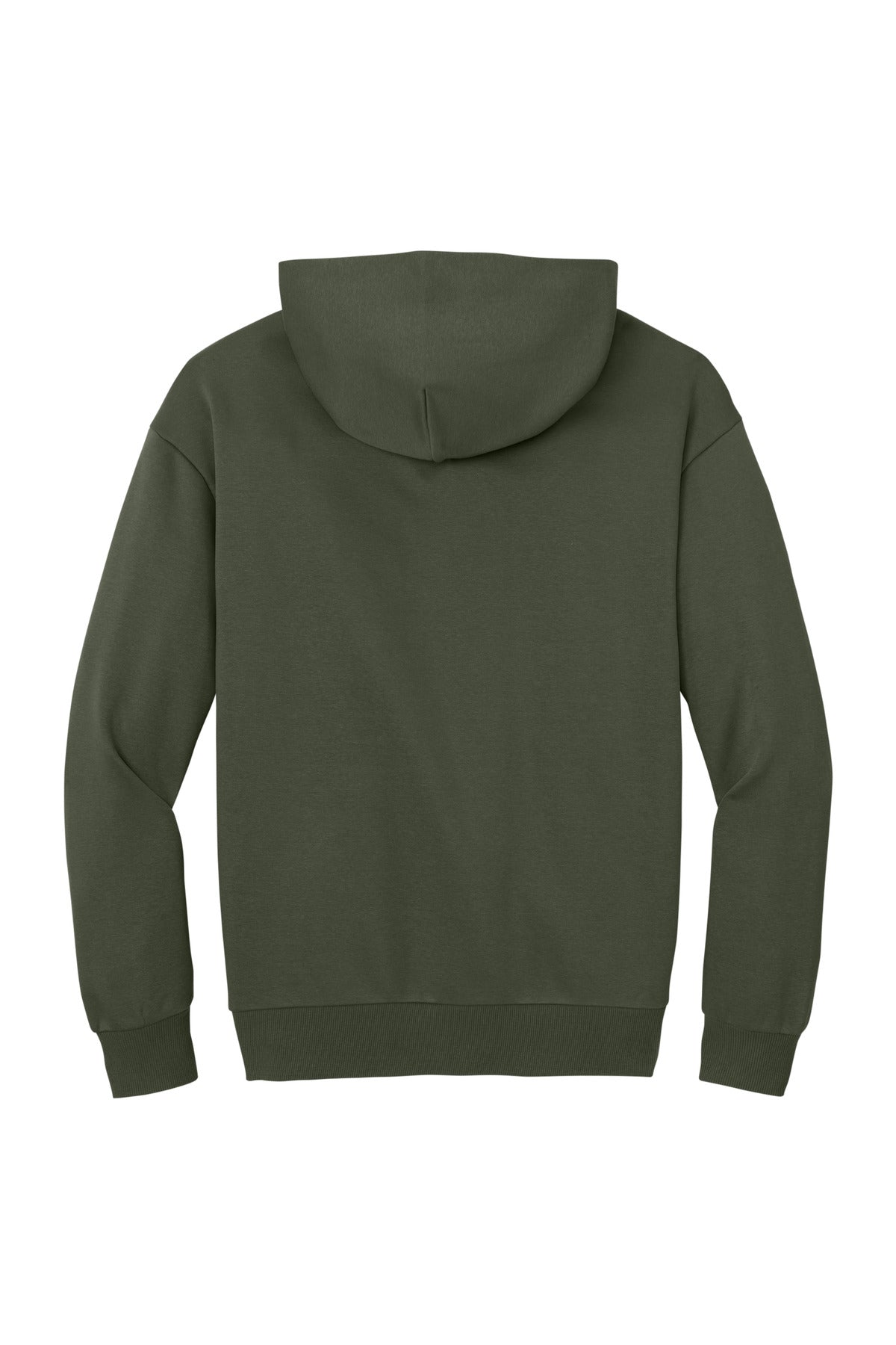 Front View of Olive District V.I.T. Heavyweight Fleece Hoodie DT6150
