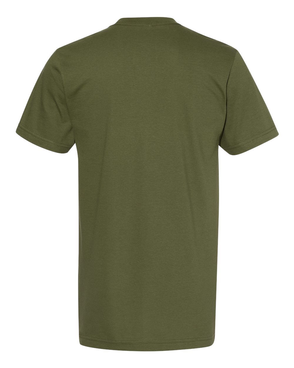 Front View of Olive Fine Jersey Tee - 2001
