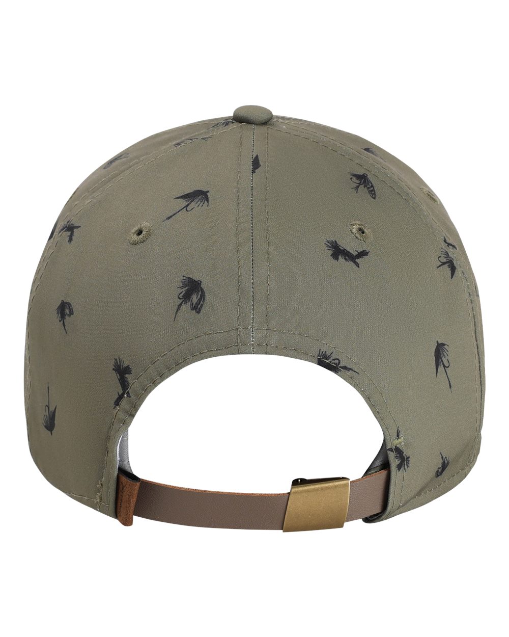 Front View of Olive Green The Golden Hour Cap - DNA014