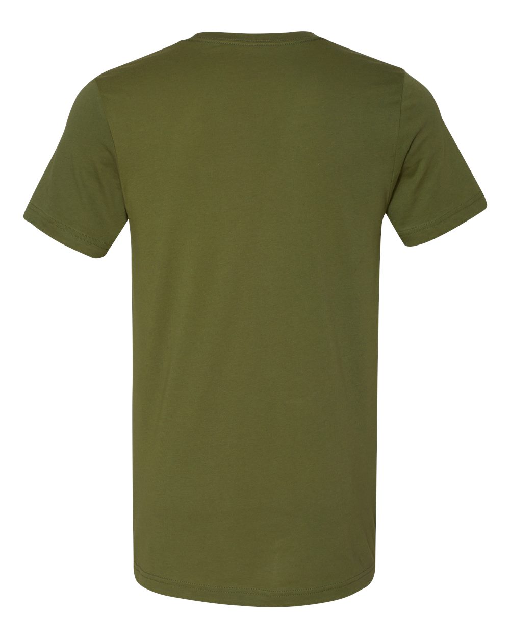 Front View of Olive Jersey Tee - 3001