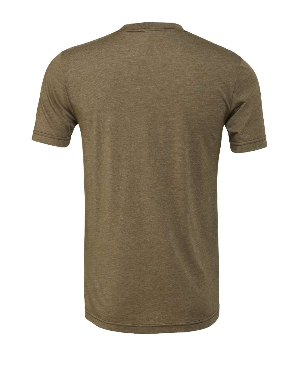 Front View of Olive Triblend Triblend Tee - 3413