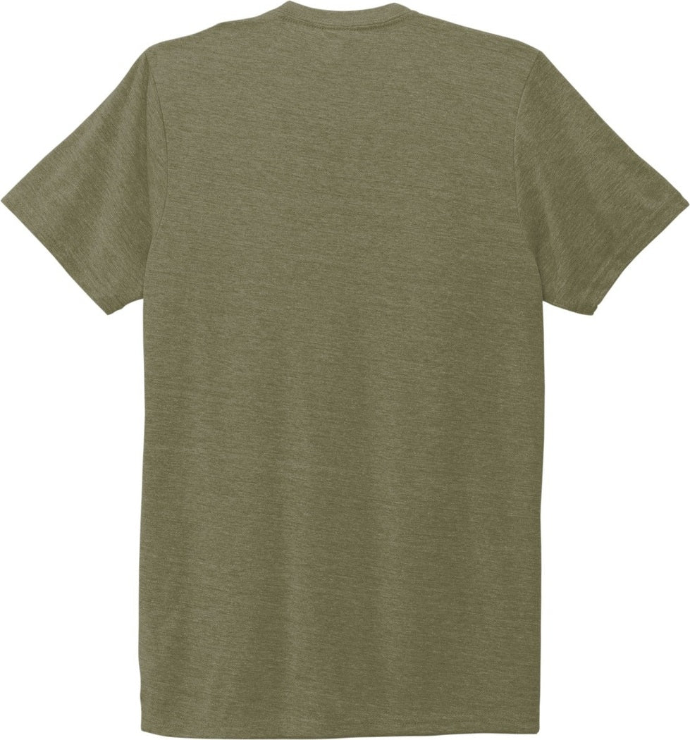 Front View of Olive You Grn Allmade Unisex Tri-Blend Tee AL2004