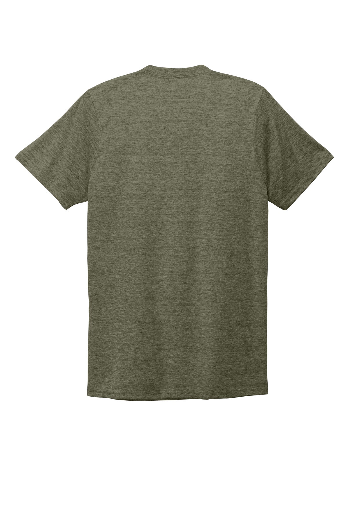 Front View of Olive You Grn Allmade Unisex Tri-Blend V-Neck Tee AL2014