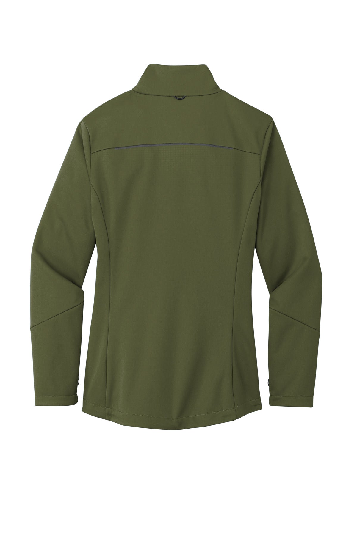 Front View of OliveGreen Port Authority Women's Collective Tech Soft Shell Jacket L921