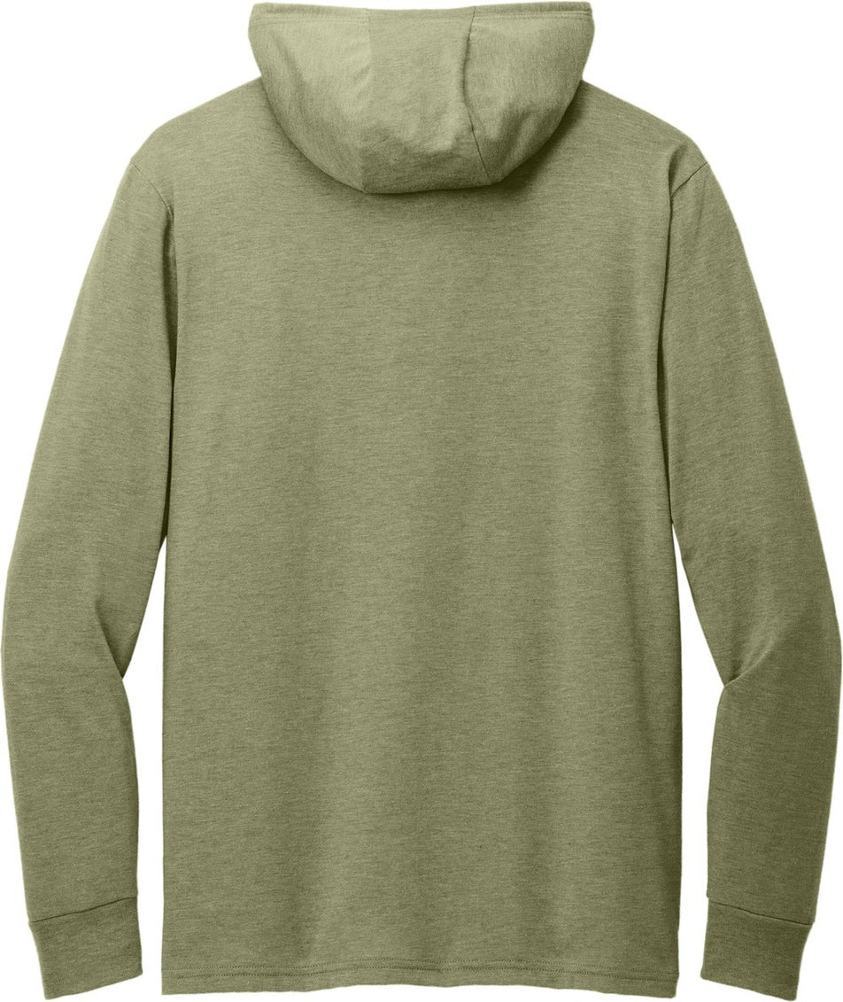 Front View of OliveYouGn Allmade Unisex Tri-Blend Hoodie Tee AL6003
