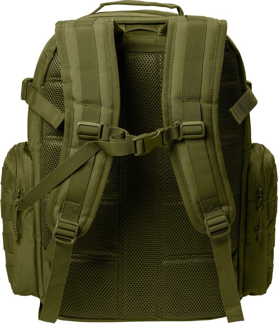 Front View of OlvDrabGn CornerStone Tactical Backpack CSB205