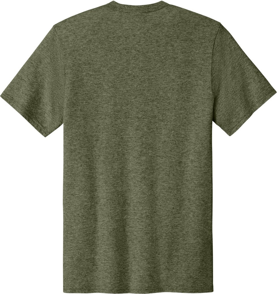 Rear View of OlvDrabGnH Port & Co Easy Cotton Tee PC43