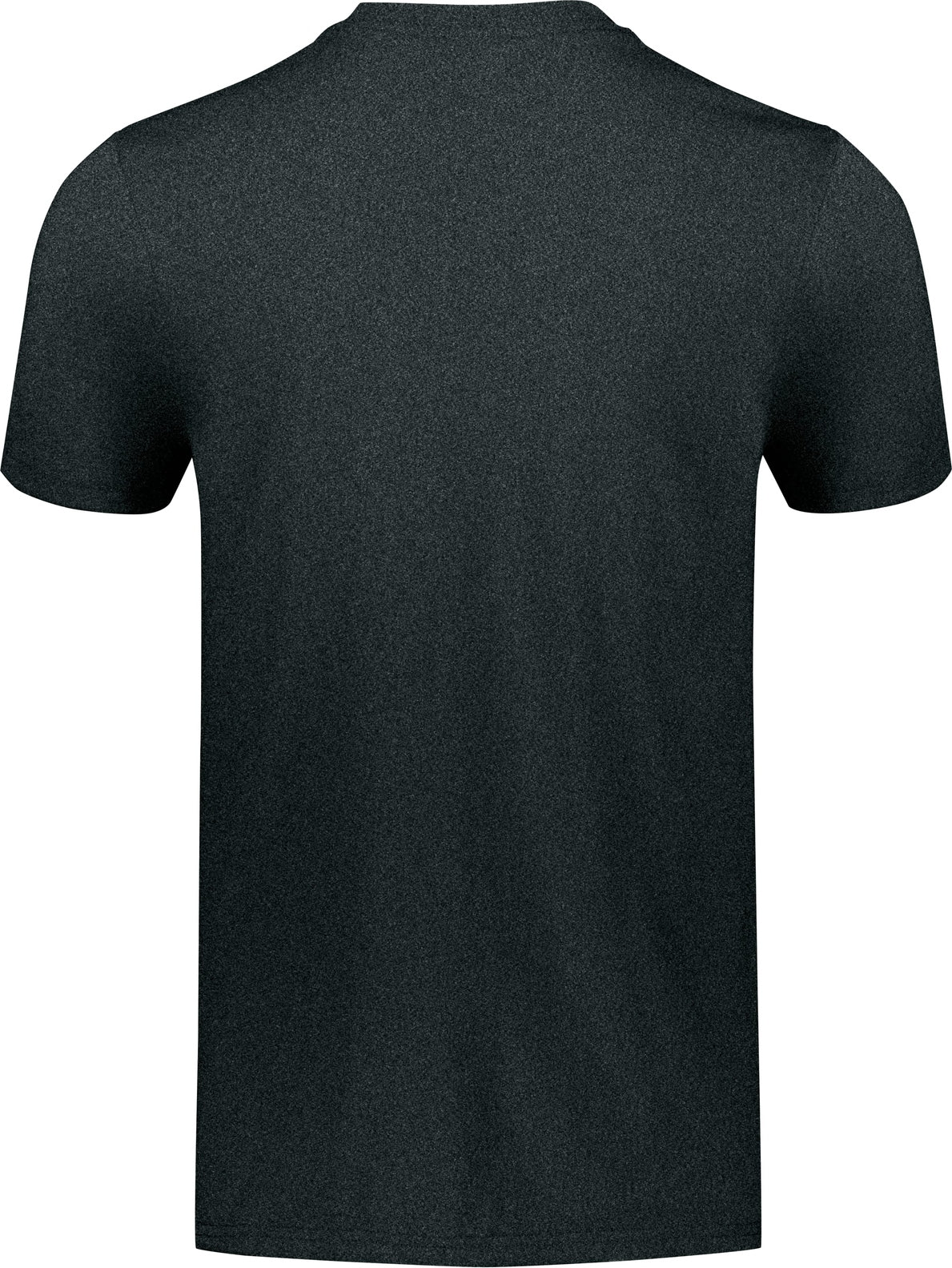 Rear View of ONYX HEATHER ALL-DAY CORE BASIC 50/50 TEE