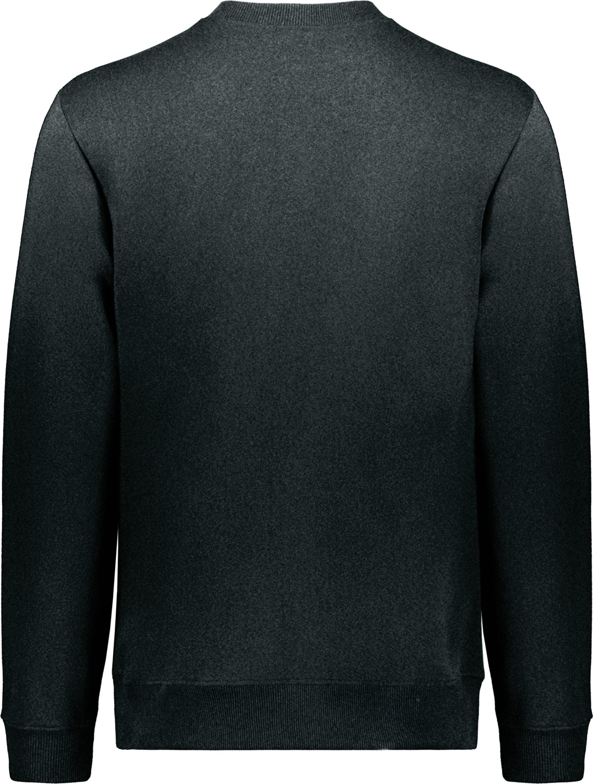 Rear View of ONYX HEATHER ALL-DAY CORE BASIC FLEECE CREW