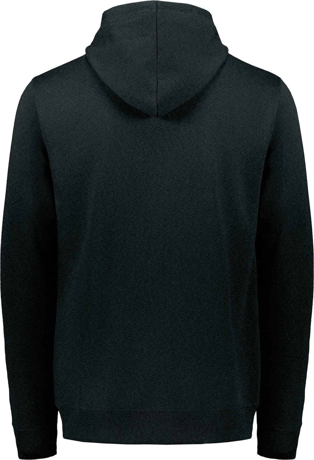 Rear View of ONYX HEATHER YTH ALL-DAY CORE BSC FLC HOOD