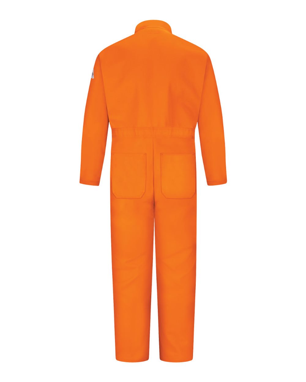 Front View of Orange Classic Coverall Excel FR - CEC2