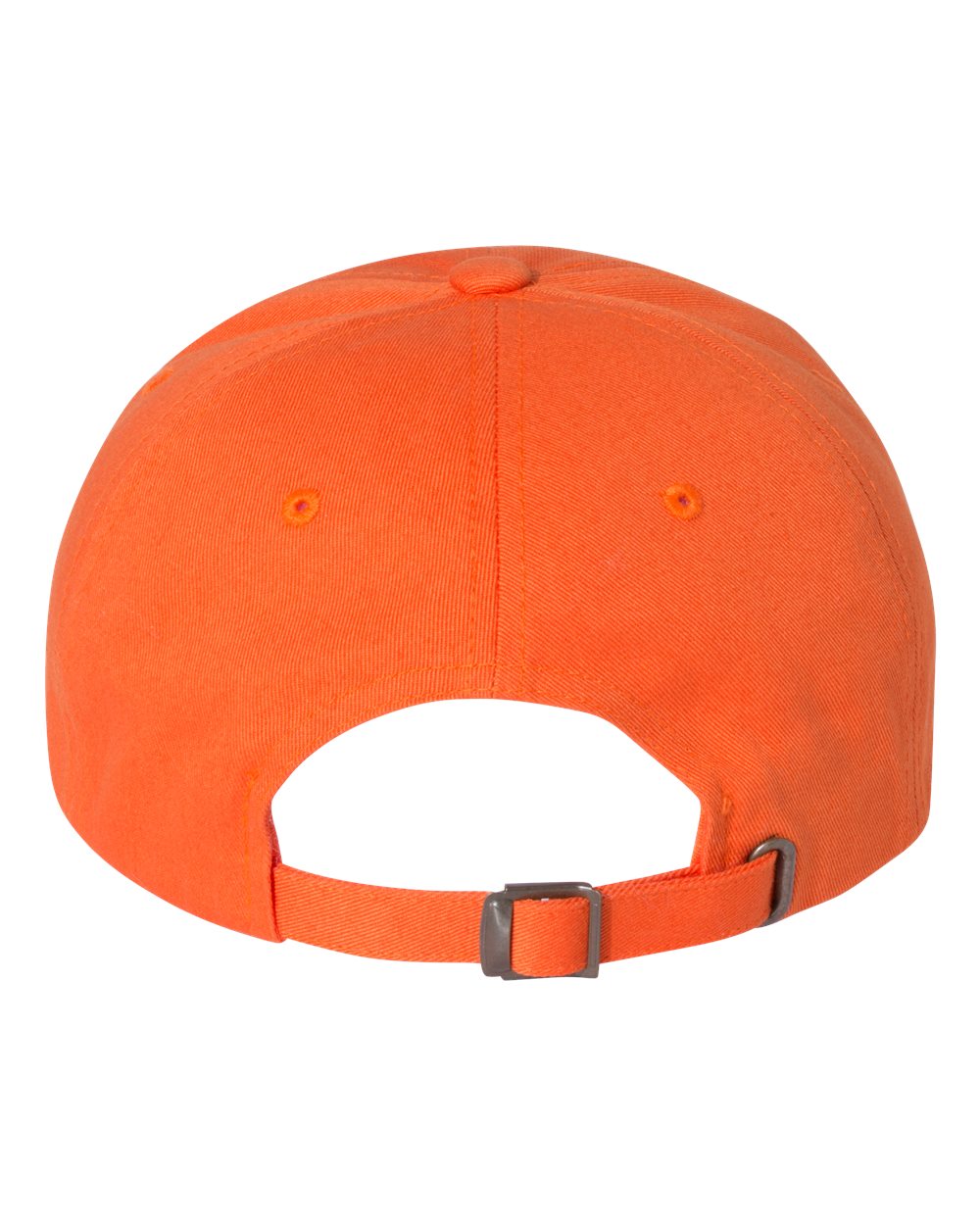 Rear View of Orange Classic Dad Hat - 6245CM