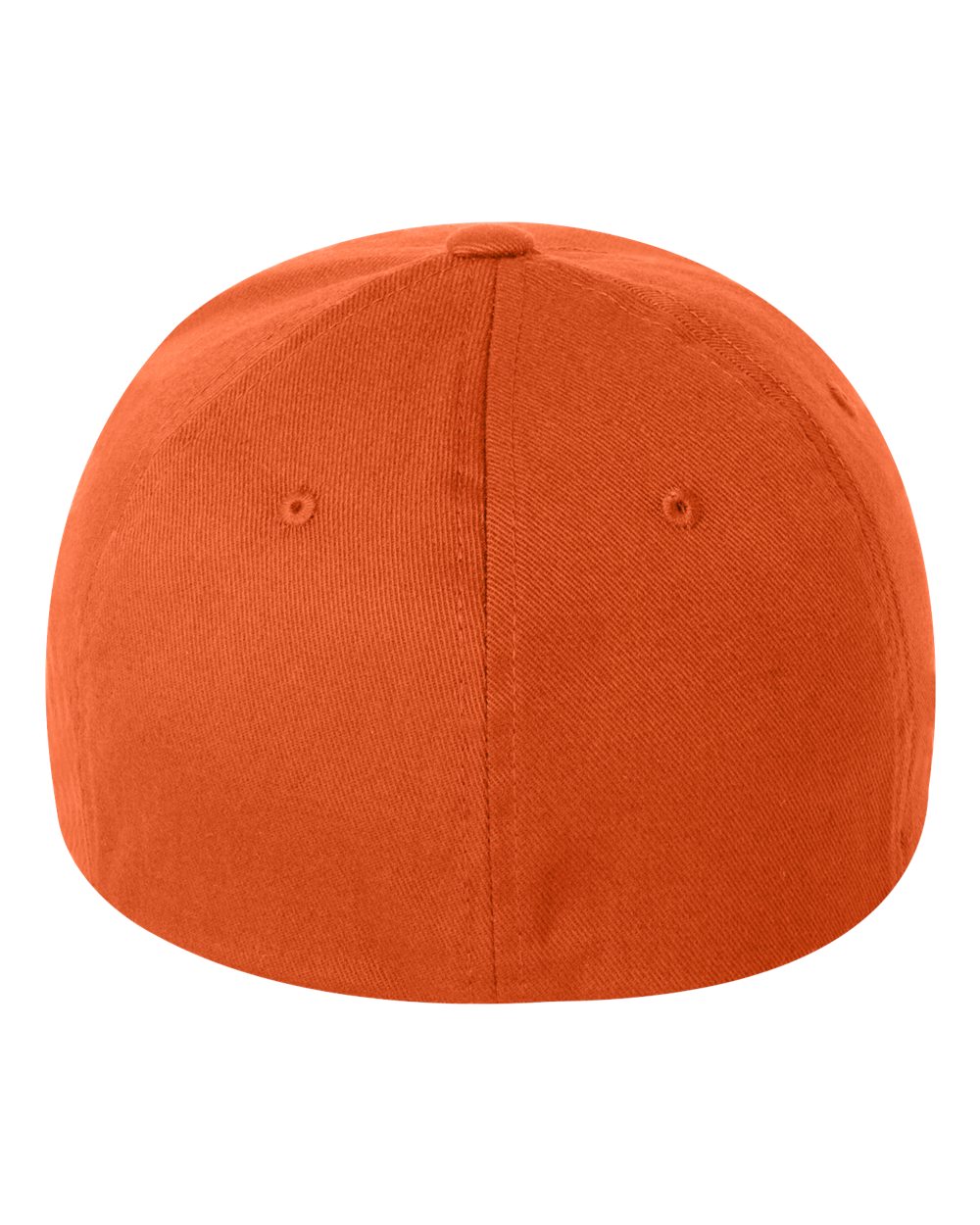 Front View of Orange Cotton Blend Cap - 6277