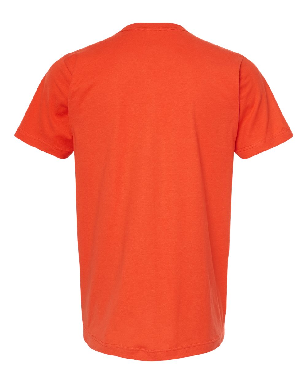 Front View of Orange Fine Jersey T-Shirt - 202