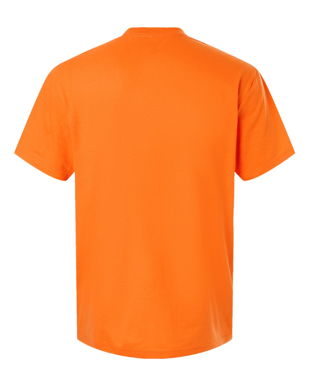 Front View of Orange Fine Jersey Tee - 2001