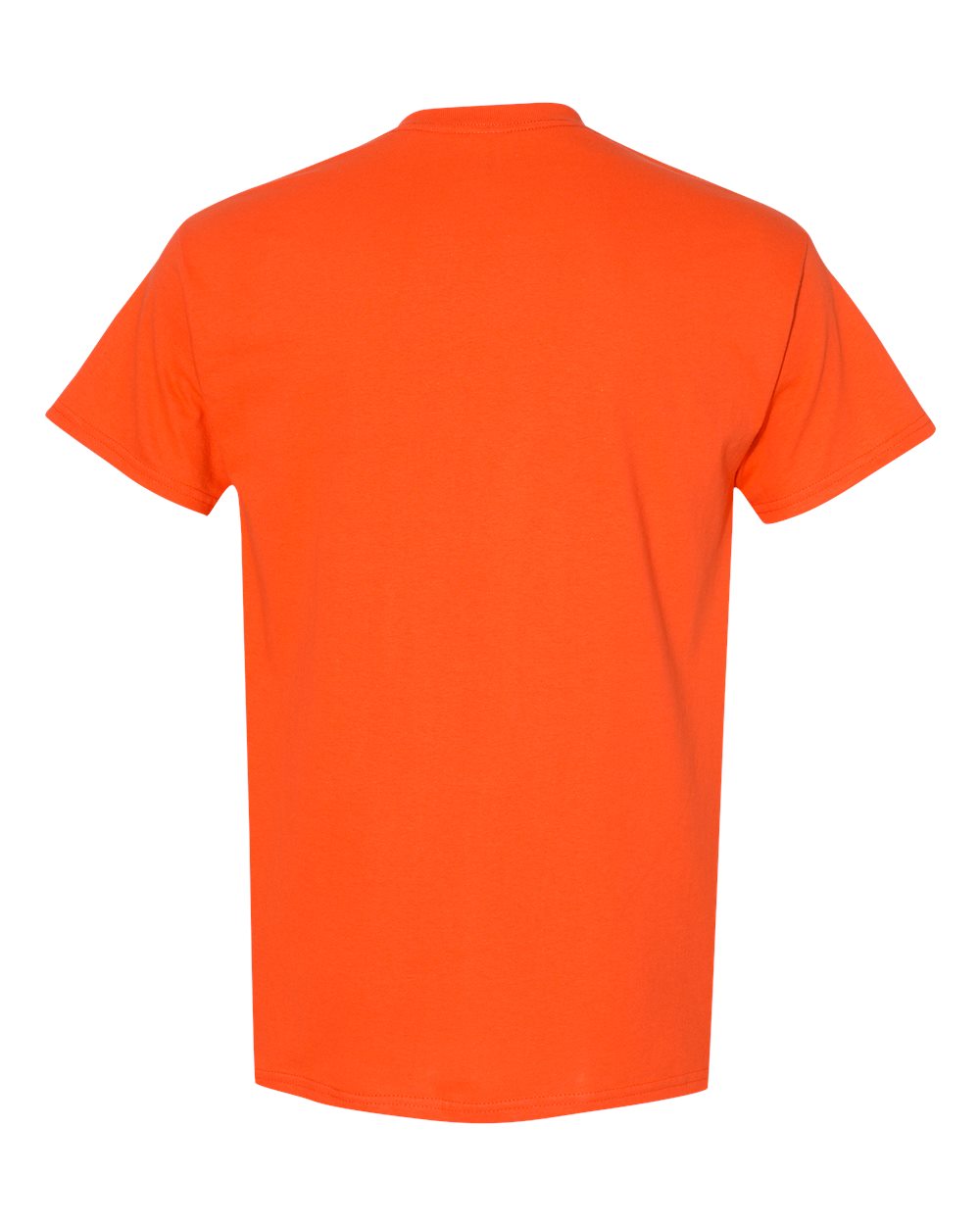 Front View of Orange Heavy Cotton™ T-Shirt - 5000