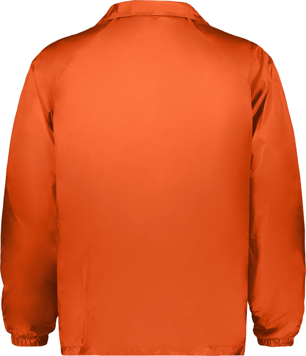 Rear View of ORANGE NYLON COACH S JACKET/LINED