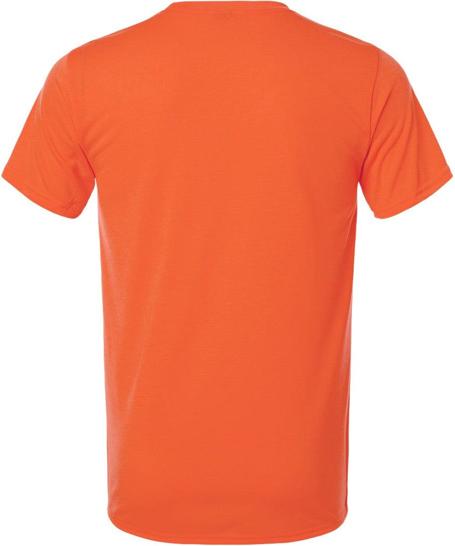 Front View of Orange Performance® T-Shirt - 42000