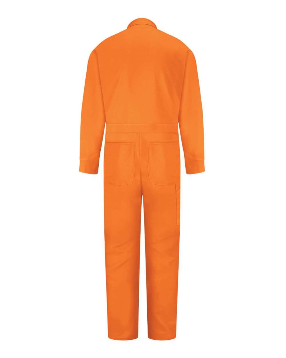 Orange Snap-Front Cotton Coveralls - Tall Sizes - CC14T