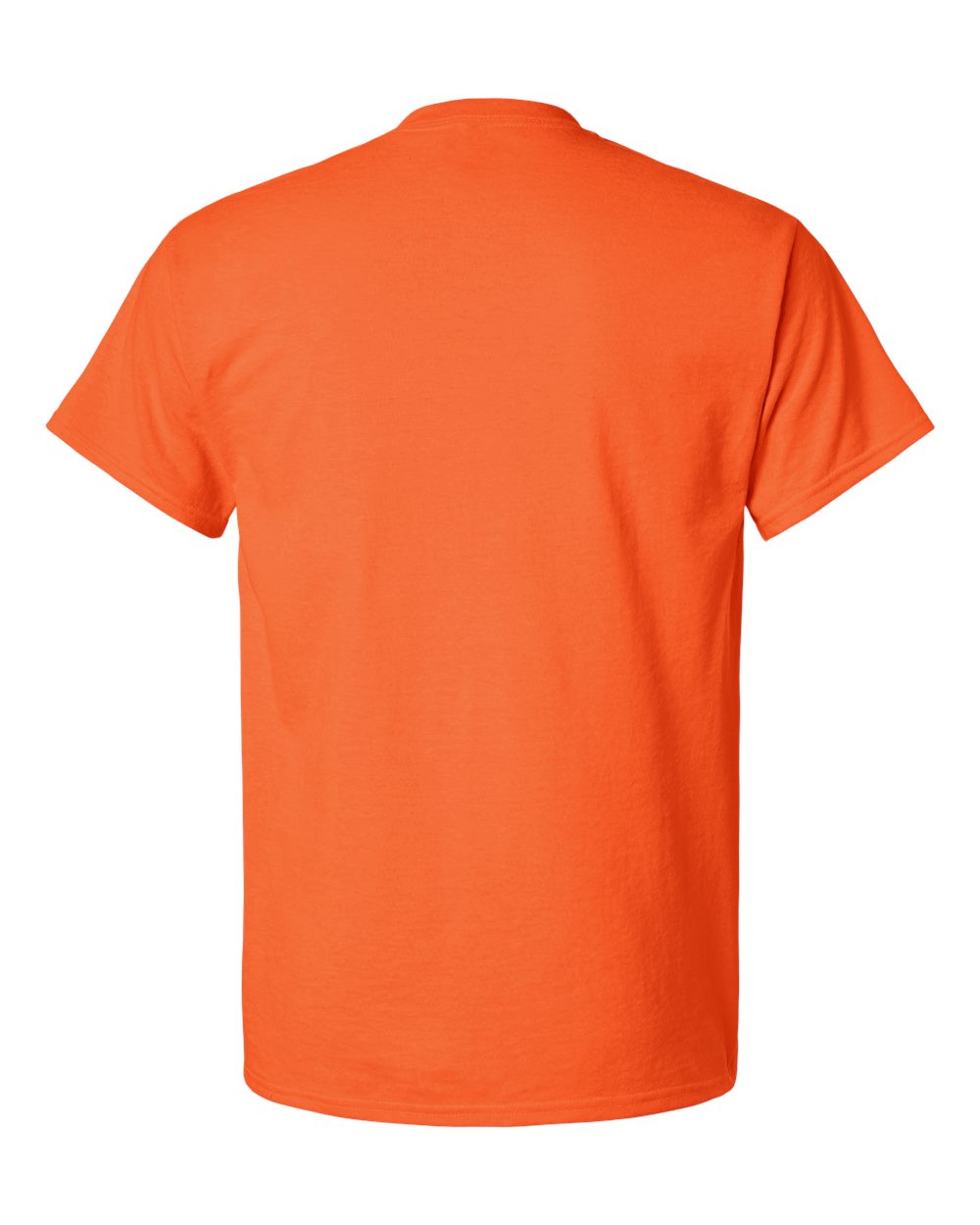 Front View of Orange Ultra Cotton® Pocket T-Shirt - 2300