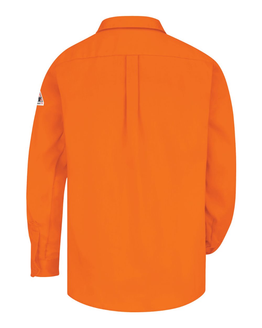 Front View of Orange Uniform Shirt - Tall Sizes - SLU8T