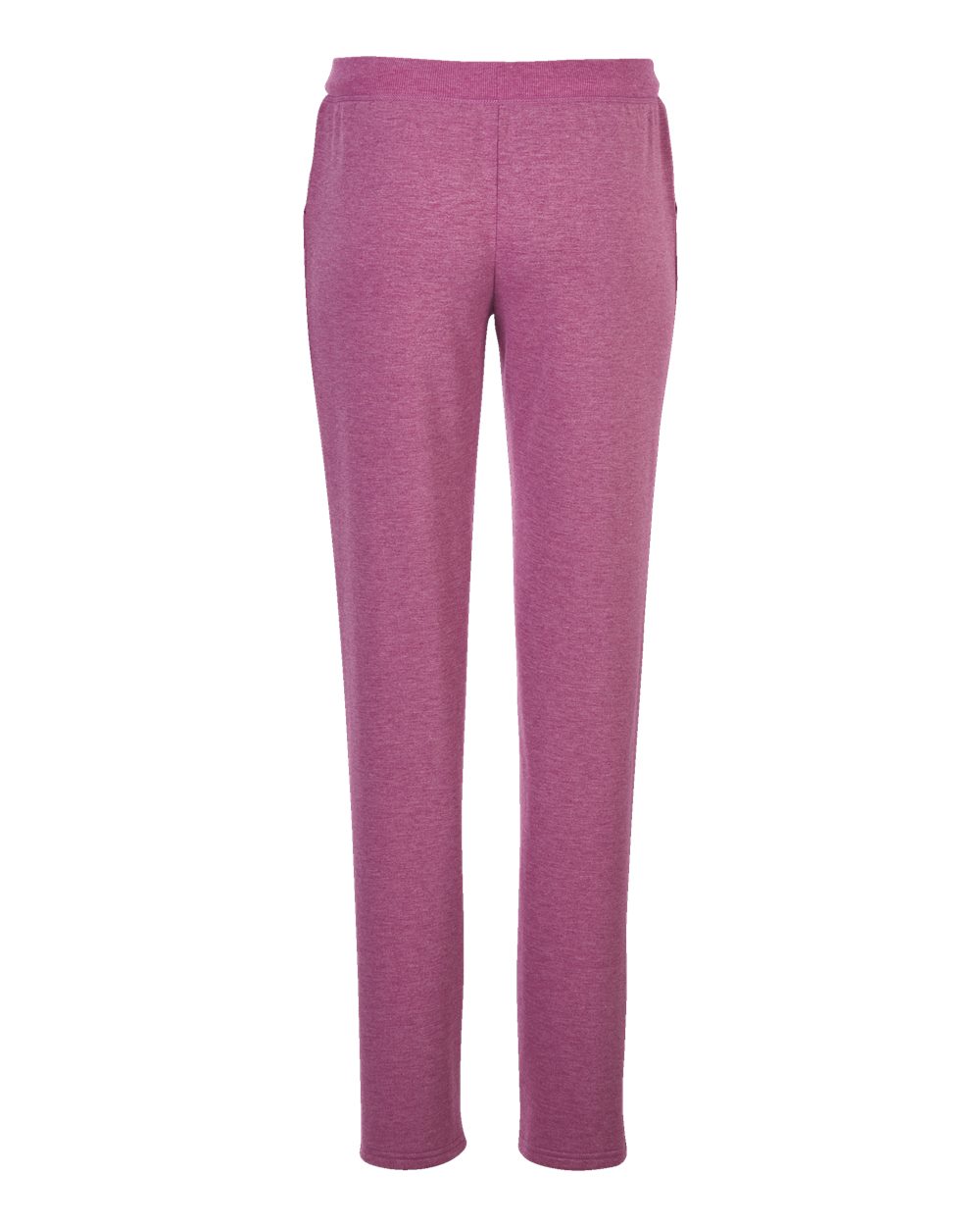 Front View of Orchid Heather Women's Dream Fleece Pants - BW6601