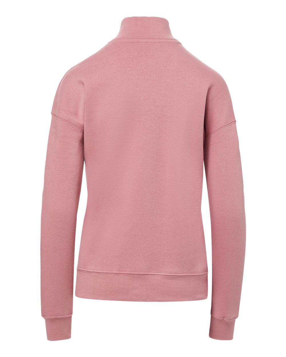 Front View of Orchid Ice Women's Cloud Fleece Quarter-Zip Sweatshirt - W20189