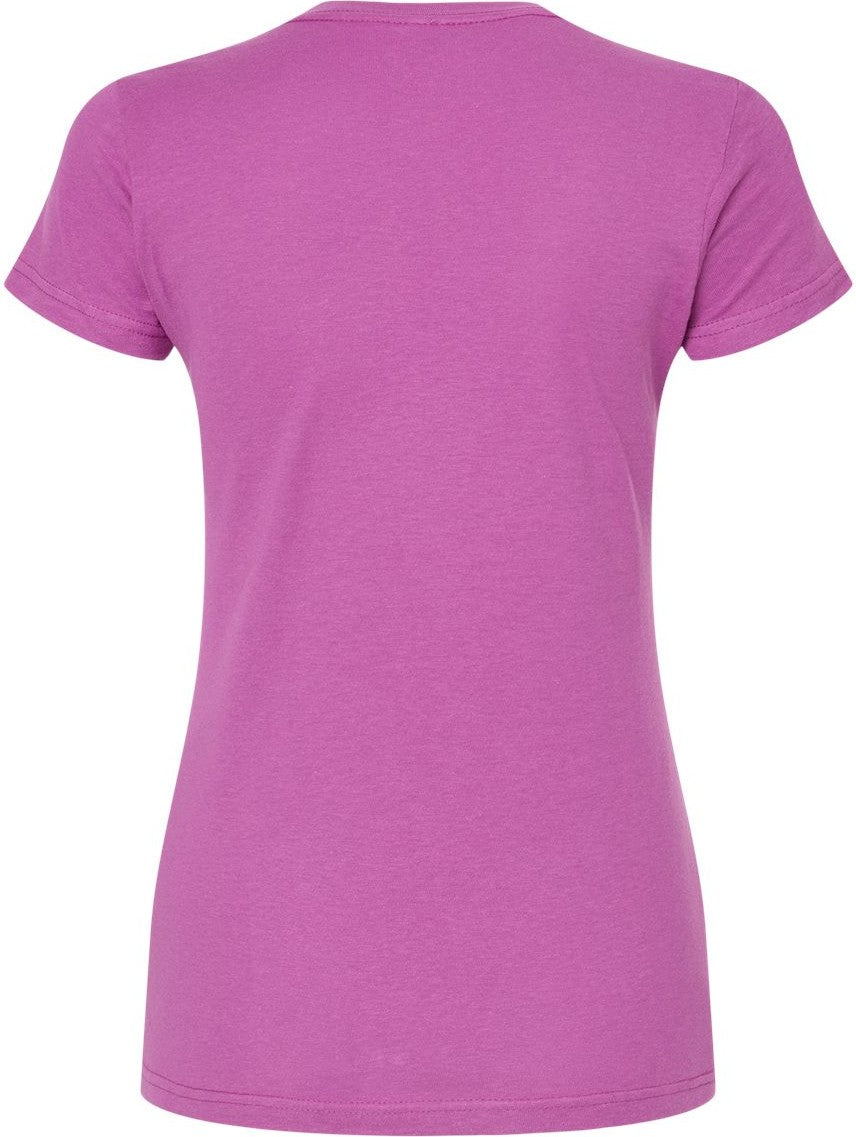 Rear View of Orchid Women&#39;s Fine Jersey Slim Fit T-Shirt - 213