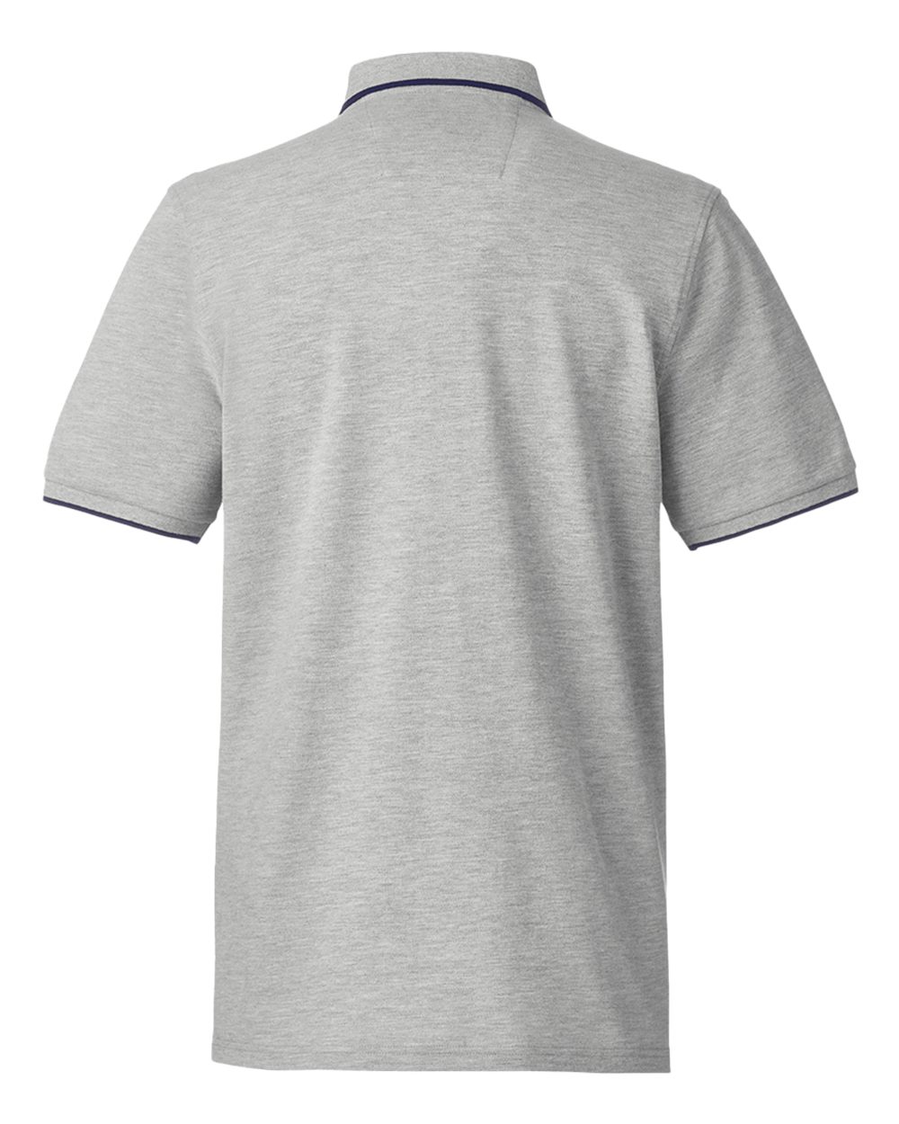 Front View of Oxford Heather Deck Polo - N17165