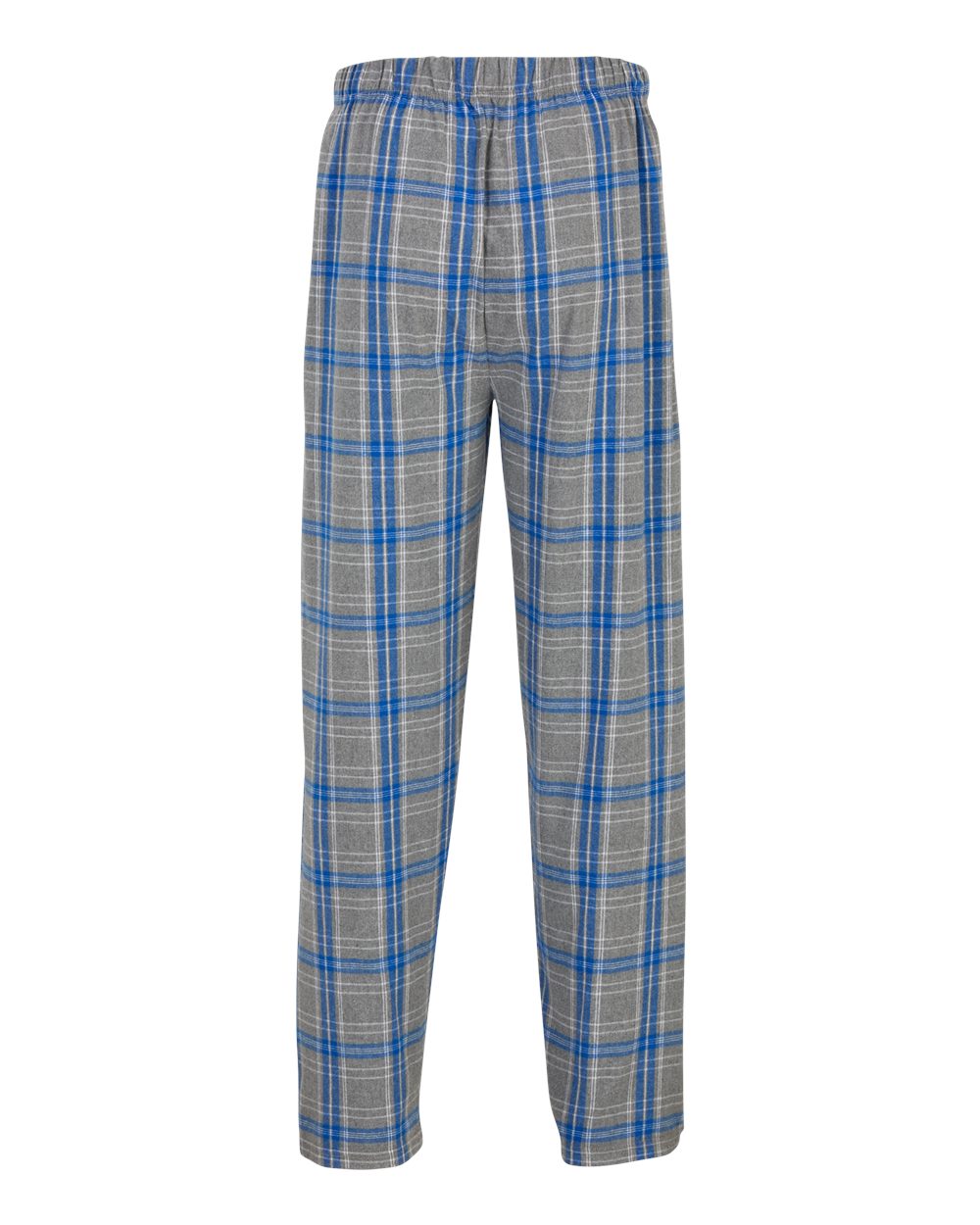 Front View of Oxford Heather/ Royal Kingston Harley Flannel Pants - BM6624