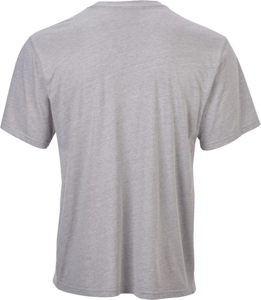 Front View of Oxford Heather Tri-Blend T-Shirt - BM2102