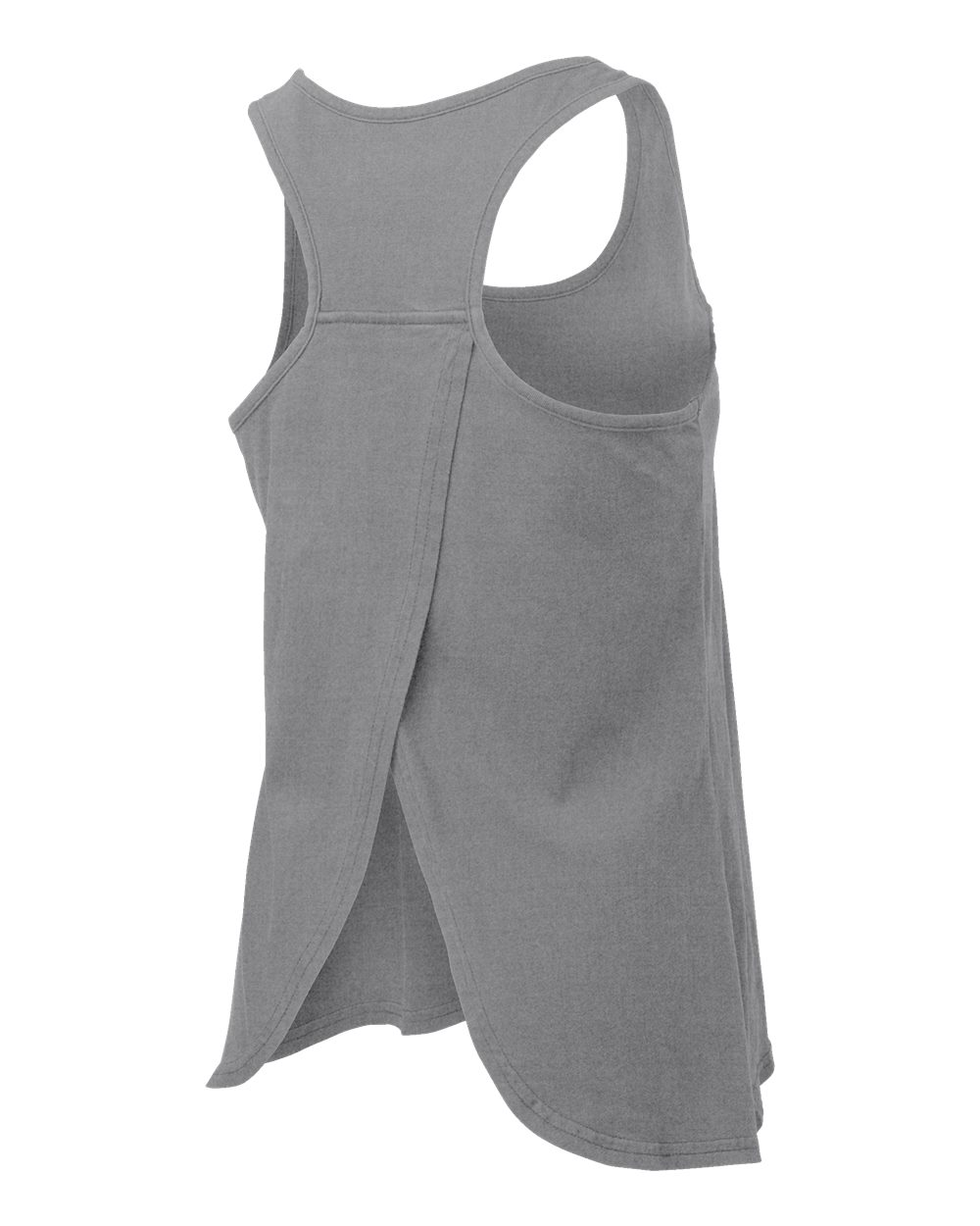 Front View of Oxford Heather Women's Charm Tank Top - BW2503