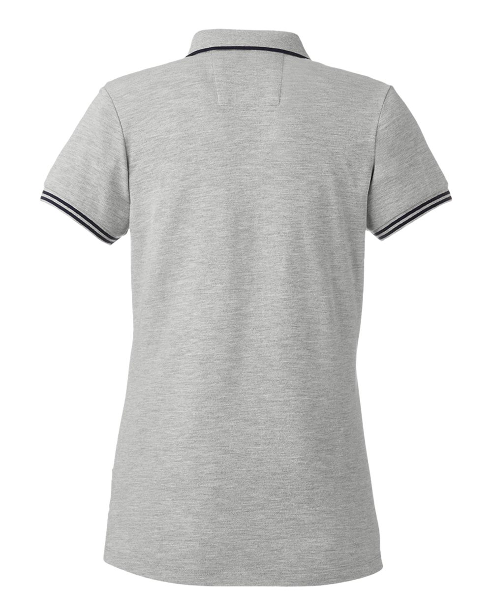 Front View of Oxford Heather Women's Deck Polo - N17168