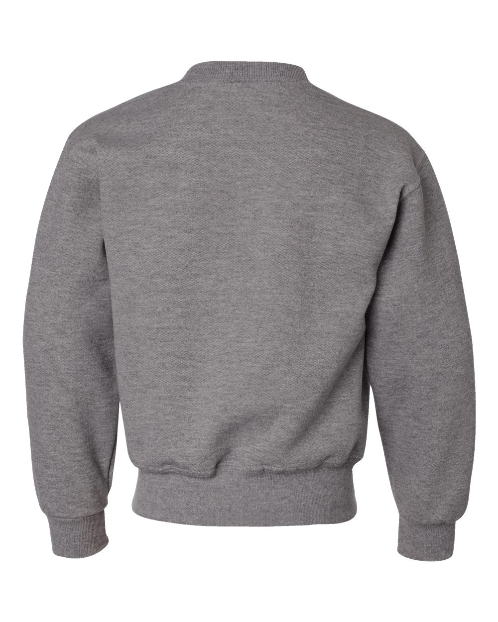 Front View of Oxford NuBlend® Youth Crewneck Sweatshirt - 562BR