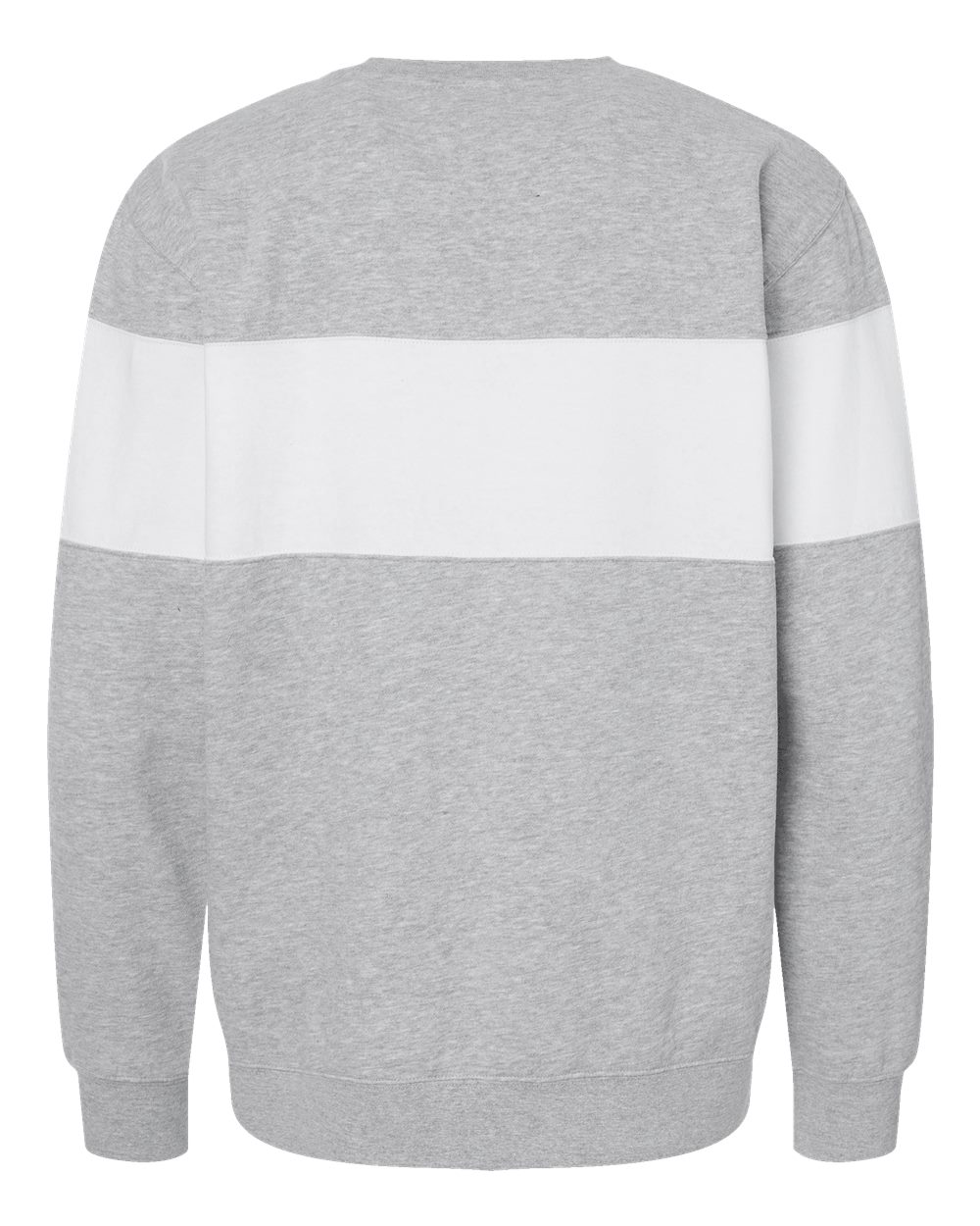 Front View of Oxford Varsity Fleece Crewneck Sweatshirt - 8646