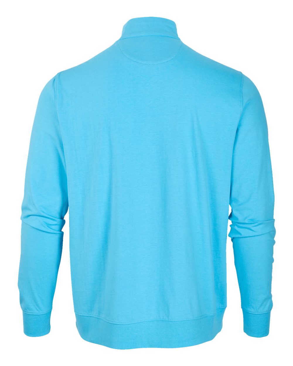 Front View of Pacific Blue Alumni Quarter-Zip Pullover - BM5205