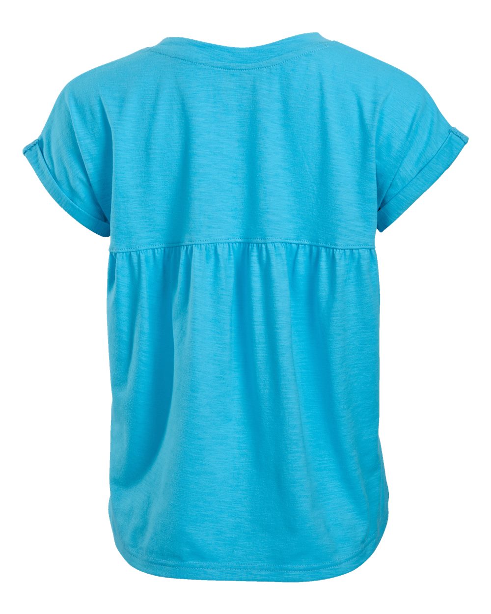 Front View of Pacific Blue Women's Sweet T-Shirt - BW2102