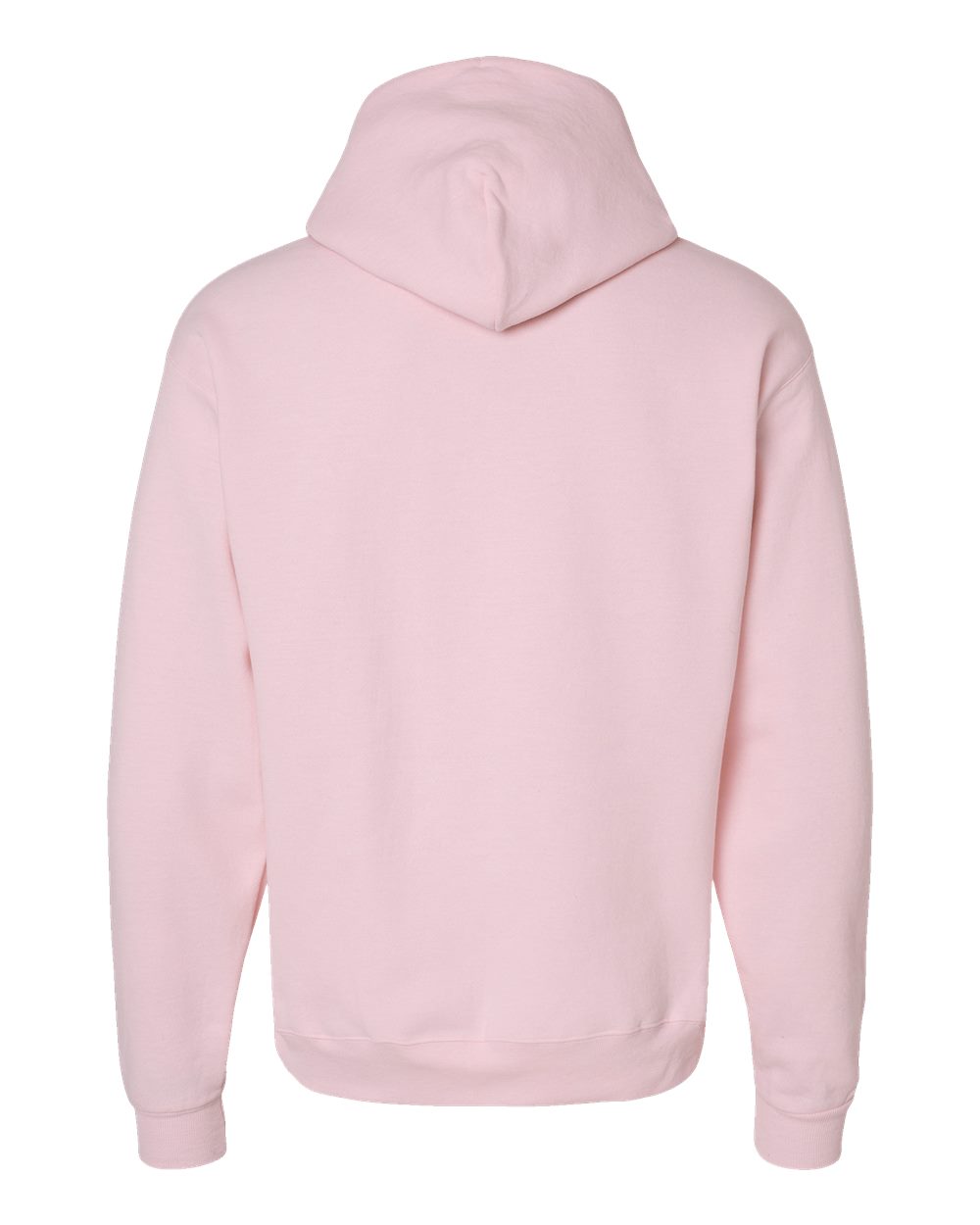Front View of Pale Pink Ecosmart® Hooded Sweatshirt - P170
